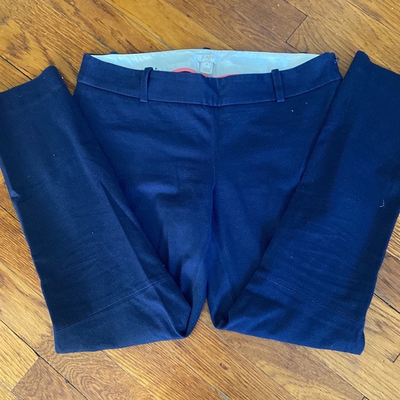 J. Crew Navy Cropped Dress Pants Size 4 - Picture 2 of 3